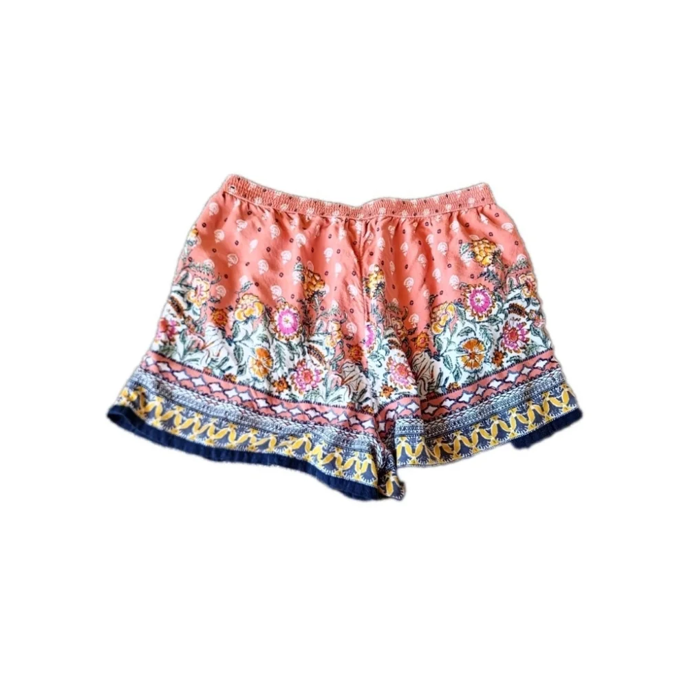 Abercrombie And Fitch Pull On Bohemian‎ Festival Hippie Print Shorts Medium